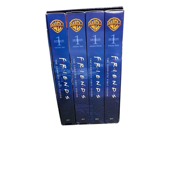 Vintage FRIENDS TV Show Season 1 VHS Video‎ Tape Box Set Bonus Scenes
